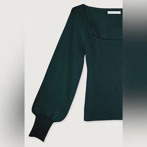 Dark green sweater